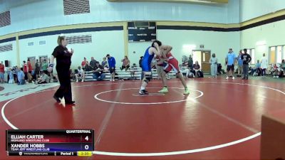 175 lbs Quarterfinal - Elijah Carter, Highland Wrestling Club vs Xander Hobbs, Team Jeff Wrestling Club