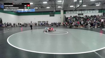 138 lbs Champ. Round 1 - Zach Masek, NWTC vs Cael Puderbaugh, Bobcat Wrestling Club