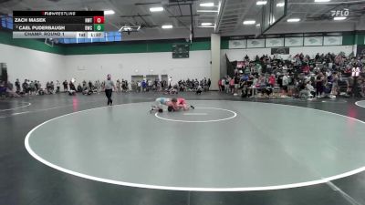 138 lbs Champ. Round 1 - Zach Masek, NWTC vs Cael Puderbaugh, Bobcat Wrestling Club