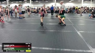 80 lbs Round 3 (8 Team) - Mason Myers, Armory Athletics vs Tanner Yatta, Ohio Gold