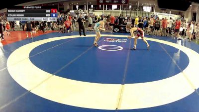 132 lbs Cons. Round 3 - Noah Curry, Ohio vs Colin Kuhn, Michigan