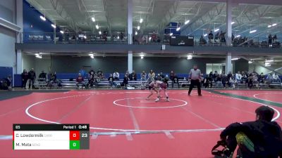 65 lbs Round 1 (6 Team) - Cade Lowdermilk, Carrollton vs Mateo Mata Mata, Genoa