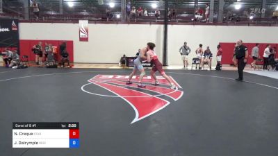 67 kg Consi Of 8 #1 - Noah Creque, Stars Wrestling Club vs James Dalrymple, Regional Training Center South