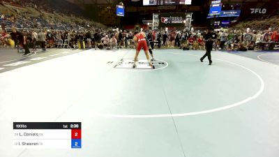 190 lbs Cons 16 #1 - Liam Daniels, OK vs Isaac Sheeren, TX