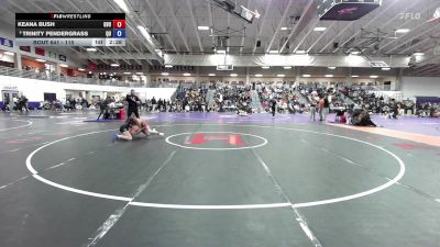 110 lbs Champ. Round 3 - Trinity Pendergrass, Quincy vs Keana Bush, Grand View