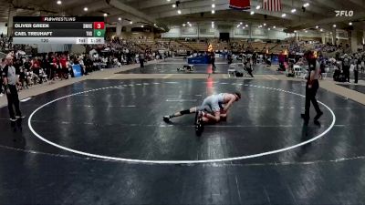 120 lbs Quarterfinals (8 Team) - Oliver Green, Signal Mountain High School vs Cael Treuhaft, Tullahoma High School