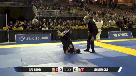 Levi Uriah Cruz vs Elias Ireh Kim 2025 Pan Kids Jiu-Jitsu IBJJF Championship