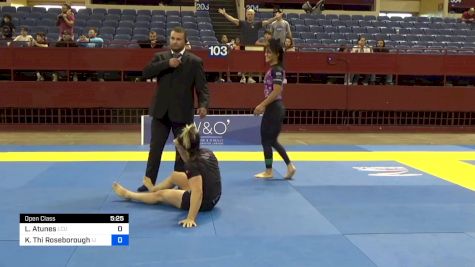 Larissa Atunes vs Krista Thi Roseborough 2024 Pan IBJJF Jiu-Jitsu No-Gi Championship