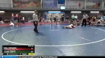 100 lbs Placement Matches (16 Team) - Will Atkinson, Stronghold - Black vs Tyler Prinzo, The Big MF Purge