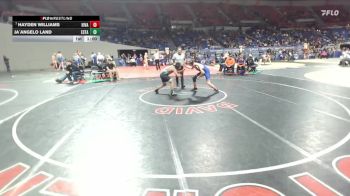 4A Boys 175 lbs Cons. Round 1 - Hayden Williams, Hidden Valley Boys vs Ja`Angelo Land, Estacada Boys