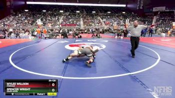 3A-126 lbs Semifinal - Wylee Willson, Pinedale vs Spencer Wright, Green River