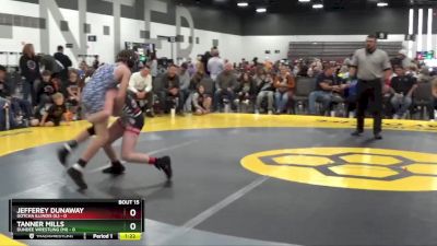 95 lbs Placement Matches (8 Team) - Jefferey Dunaway, Gotcha Illinois (IL) vs Tanner Mills, Dundee Wrestling (MI)