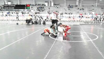 120 lbs Consi Of 8 #1 - Riley Alcantar, FL vs Adam Walker, NC
