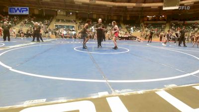 132 lbs Semifinal - Lillian Williams, Tulsa Blue T Panthers vs Damari McHenry, Tulsa North Mabee Stampede