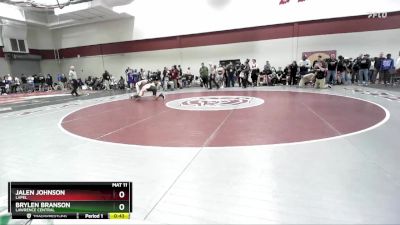 150 lbs Semifinal - Brylen Branson, Lawrence Central vs Jalen Johnson, Lapel