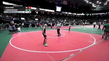 90 lbs Champ. Round 2 - Landon Wilson, NBHA vs Zach Ryan, PROA