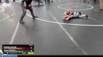85 lbs Round 2 - Stefan Hoffer, ARCTIC WARRIORS WRESTLING CLUB vs Ryan Pontius, SOLDOTNA WHALERS WRESTLING CLUB