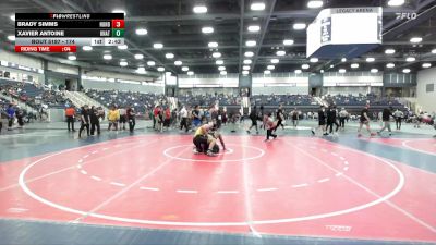 174 lbs Champ. Round 2 - Xavier Antoine, Unattached vs Brady Simms, Emmanuel University