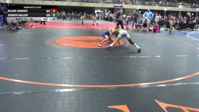 95 lbs Round Of 16 - Blake Andres, Accident vs Joseph Miller, Jersey Shore