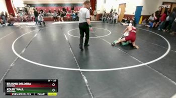 120 lbs Cons. Round 1 - Kolby Wall, Worland vs Erasmo Deloera, Riverton