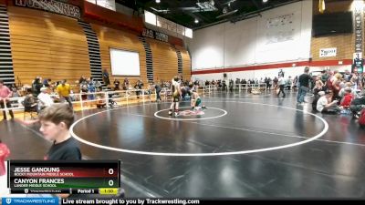 98 lbs 3rd Place Match - Canyon Frances, Lander Middle School vs Jesse Ganoung, Rocky Mountain Middle School