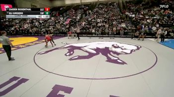 4A 165 lbs Cons. Semi - Zaiden Rosenthal, East vs Eli Jurgens, Timpanogos