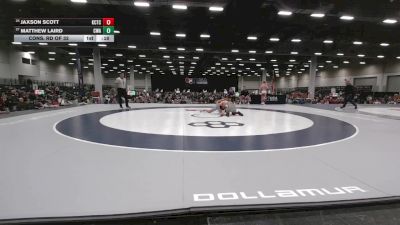 138 lbs Cons. Rd Of 32 - Jaxson Scott, Kansas City Training Center vs Matthew Laird, Callan Wrestling Academy