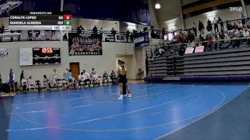 100 lbs Quarterfinals (8 Team) - Manoela Almeida, Pope vs Coralys Lopez, Richmond Hill HS