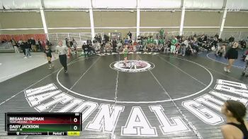80 lbs Round 1 (4 Team) - Daisy Jackson, Idaho vs Regan Kinneman, Team Arizona
