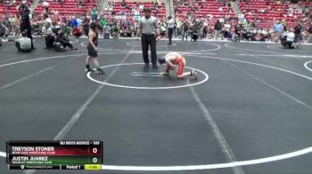 105 lbs Round 3 - Treyson Stoner, Bear Cave Wrestling Club vs Justin Juarez, Wildcat Wrestling Club