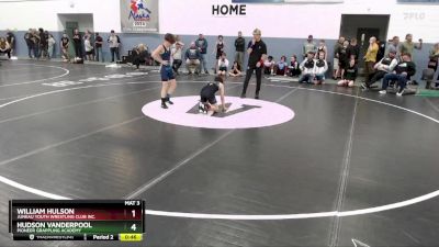 102 lbs Cons. Round 2 - Hudson Vanderpool, Pioneer Grappling Academy vs William Hulson, Juneau Youth Wrestling Club Inc.
