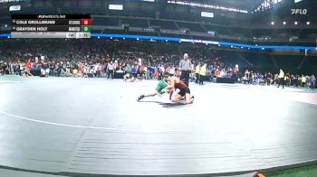 D4-126 lbs Champ. Round 1 - Grayden Holt, Manistique vs Cole Grollimund, St Louis