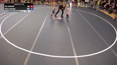 Champ. Round 3 - Bostyn Myhre, Mustang Wrestling Club vs John Joswiak, Forest Lake Rangers