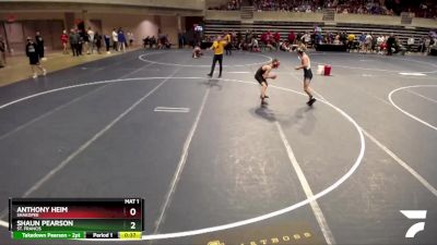 114 Championship Bracket Cons. Round 5 - Shaun Pearson, St. Francis vs Anthony Heim, Shakopee