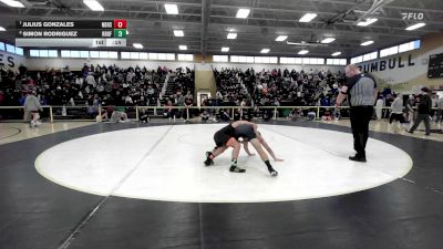 126 lbs Consolation - Julius Gonzales, New Britain vs Simon Rodriguez, Ridgefield