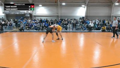165 lbs Quarterfinal - Gary Nilson, Findlay vs Nate Barrett, Ashland