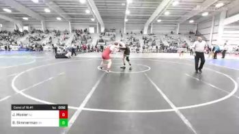 220 lbs Consi Of 16 #1 - Jack Mosier, NJ vs Brentan Simmerman, OH