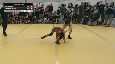 63 lbs Cons. Sub-semis - Beck Sena, Nolf Wrestling Academy vs Addison Kuch, Portland Mat Club