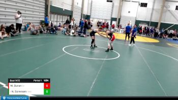 156-171 lbs Round 4 - Nevaeha Sorensen, Hastings Wrestling Club vs Mariah Duran, Sandhills Valley