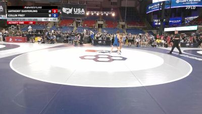 120 lbs Cons. Sub-rd Of 32 - Anthony Easterling, AR vs Collin Frey, WI