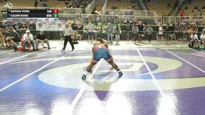 190 1A Cons. Round 3 - Calvin Ross, Wewahitchka vs Nathan Pond, Cocoa Beach