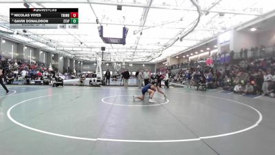 120 lbs Round Of 16 - Nicolas Vives, Trumbull vs Gavin Donaldson, Staples