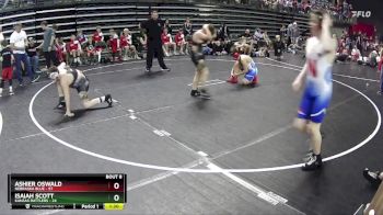 160 lbs Semis & 1st Wrestleback (8 Team) - Ashier Oswald, Nebraska Blue vs Isaiah Scott, Kansas Rattlers
