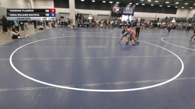 170 lbs Quarters - Siobhan Flanner, Raider Wrestling Club vs Aisha Williams Bautista, FM Wrestling Club