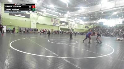 165 lbs Cons. Round 2 - Mason Martinez, University vs Isaac Gamboa, El Camino Real