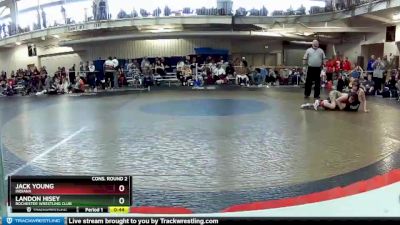 86 lbs Cons. Round 2 - Jack Young, Indiana vs Landon Hisey, Rochester Wrestling Club