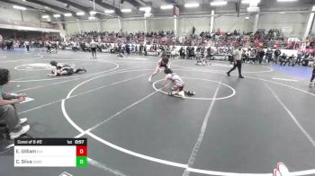 130 lbs Consi Of 8 #2 - Ezra Gilliam, SLV Elite WC vs Cash Silva, Durango WC