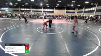 130 lbs Quarterfinal - Kalia Luafalemana-Haney, Grapplers HI vs Izabella Contreras, No Mercy WC