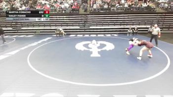 5A 130 lbs Quarterfinal - Hailey Fisher, Box Elder vs Martha Comacho, Maple Mountain