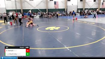 165 lbs Cons. Round 3 - Joey Mushinsky, Mary vs Sullivan Sample, Northeastern Junior College